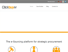 Tablet Screenshot of clickbuyer.net